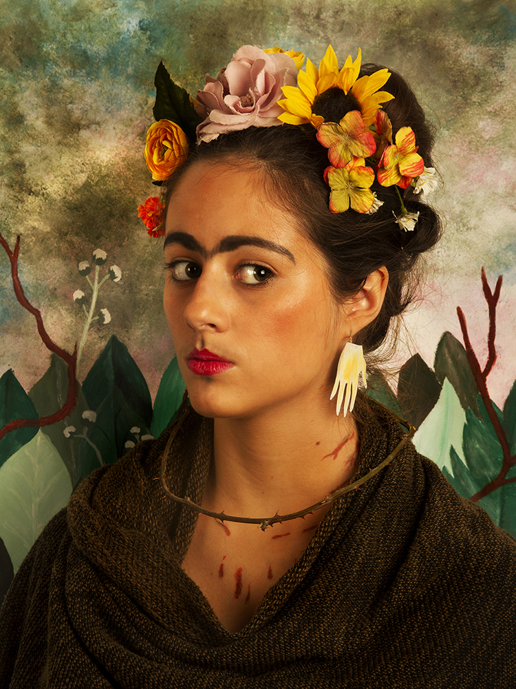 Photographie à partir d'un tableau de Frida Kahlo